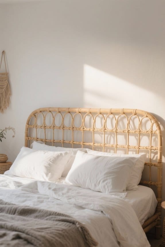 boho rattan headboards collection