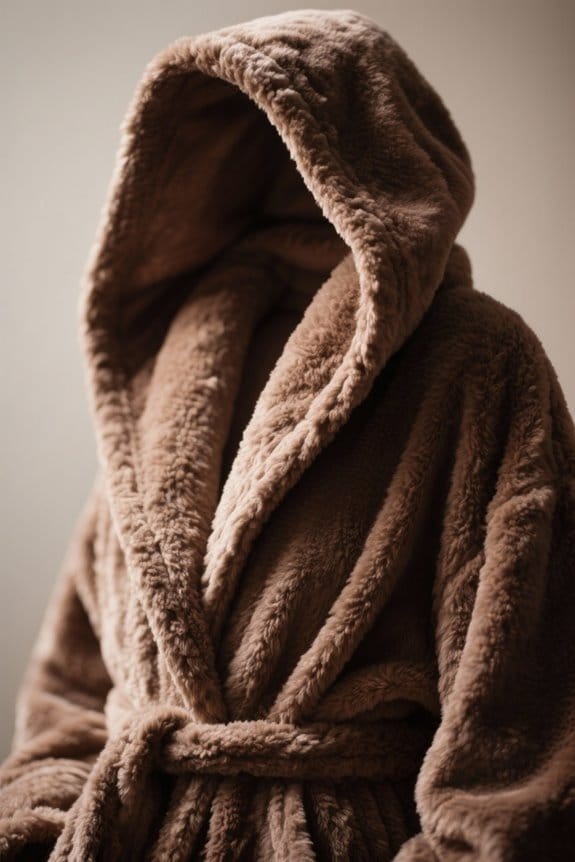 choose cozy hooded robe