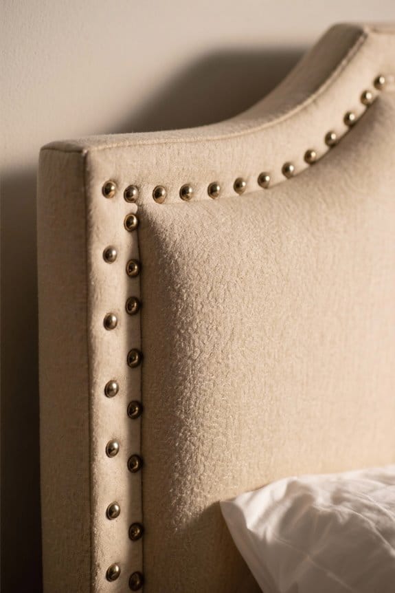 choosing rivet headboard trim