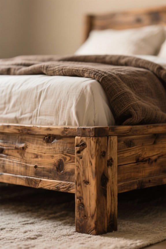 choosing rustic wood bed