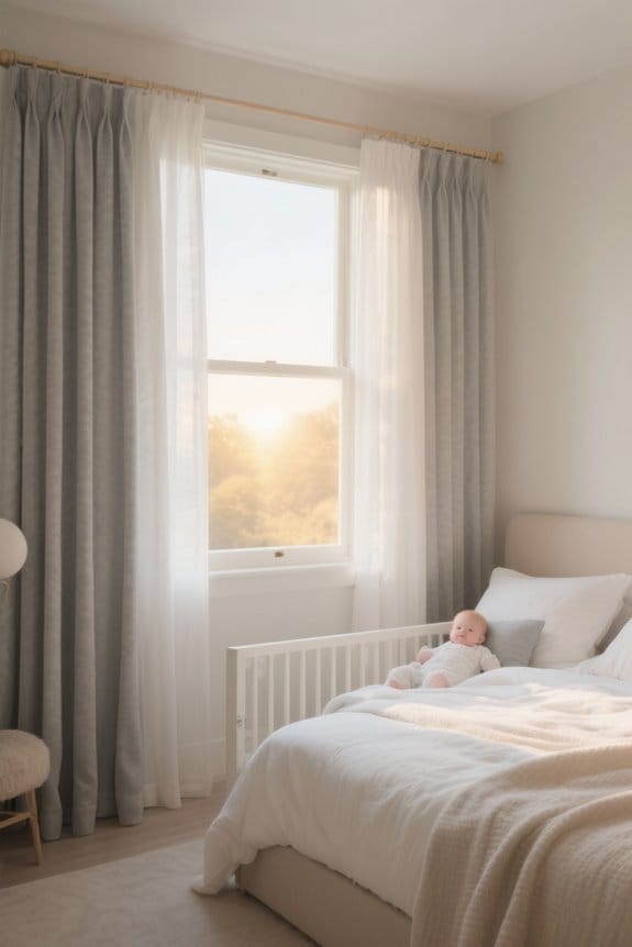 cute blackout curtains nursery