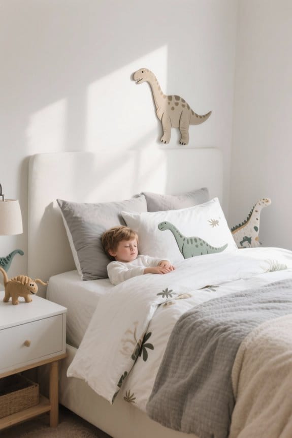 dinosaur themed kids bedding sets