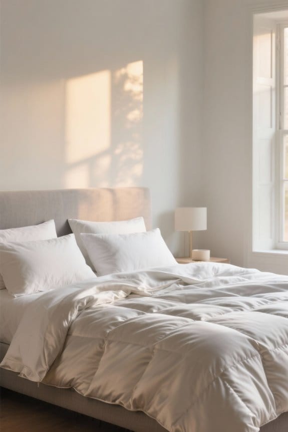 lightweight silk duvet inserts